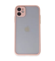 Apple iPhone 11 Kılıf Montreal Silikon Kapak - Pembe