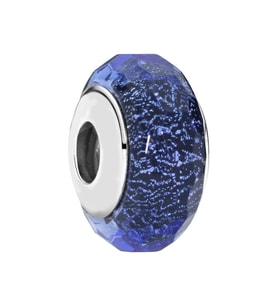 Nur Silver Murano Taşlı Gümüş Charm NUR-BL01121