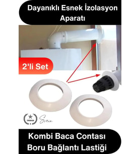 #Conta Kombi Baca Contası Boru Bağlantı Lastiği Hava Sızdırmazlık Halkası Beyaz 2'Li Paket Standart