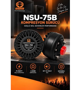 SAMMİ NSU-75 Cami Ünit Ezan Hoparlörü 75 Watt 16 Ohm