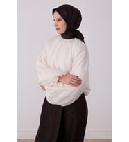 Soyut Desen %100 Twill İpek Eşarp BE28