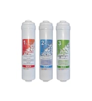 Çubuklu Inline 3 Lü Filtre Seti (Krem)
