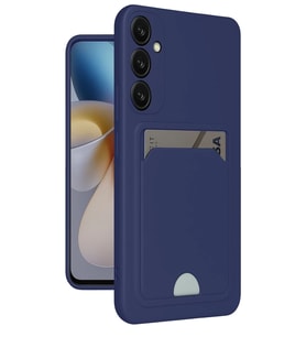 Galaxy A26 Kılıf Kelvin Kartvizitli Silikon - Lacivert
