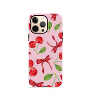 iPhone 12 Pro Max Vorian Çift Katmanlı MagSafe Kılıf Cherry Ribbon Garden