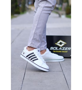 Solazer 058 Byz-Syh Erkek Sneaker Ayakkabı (Beyaz)
