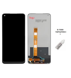 Oppo Realme 7 Uyumlu Lcd Ekran Dokunmatik Servis + B-7000