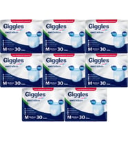 Giggles Hasta Bezi Yetişkin Emici Külot M-Orta Medium 240 Adet (8PK*30)