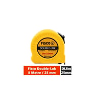 Çelik Şerit Metre 8m/25mm, Dayanıklı ve Hassas Ölçüm Aracı