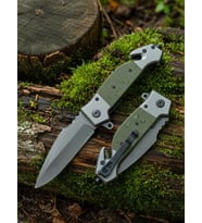Knivox Browning DA167-Green Tactikal Kurtarma Kamp Çakısı