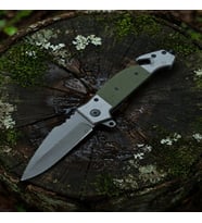 Knivox Browning DA167-Green Tactikal Kurtarma Kamp Çakısı