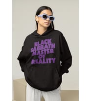 Anime Baskılı Unisex Oversize Black Sabbath Master Of Reality Hoodie