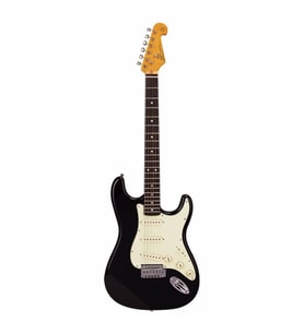 SX Stratocaster Elektro Gitar (Black)