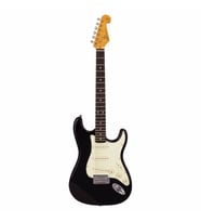 SX Stratocaster Elektro Gitar (Black)