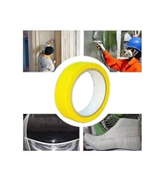 Renkli Maskeleme Kağıt Bant Boya Bandı 24mmx20mt Sarı (Çok Renkli)