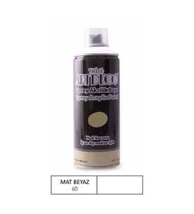 ARTDECO AKRİLİK SPREY BOYA 400 ML MAT BEYAZ