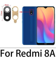 Xiaomi Redmi 8A Arka Kamera Camı Lens Yapışkanlı