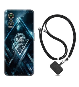 General Mobile GM 21 Pro GM 22 Pro Plus Kılıf Boyun Askılı Silikon Old Owl 1649