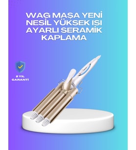 Hızlı Isınan Şarjlı Saç Kıvırıcı Maşa