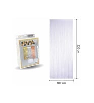 Lüks Kapı Perdesi Beyaz 100*220 Cm M156