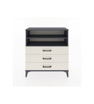 Arges Şifonyer 2 Raflı 3 Çekmeceli 88x30x96 Antrasit-Aytaşı