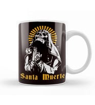 Santa Muerte Mexican Dead Sugar Skull Mexico Female Deity Kupa Bardak Porselen
