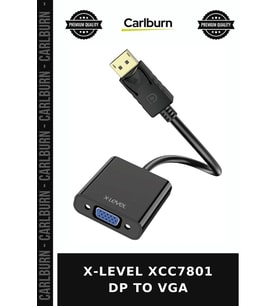 X-LEVEL XCC7801 DP TO VGA Bilgisayar Parçası Sinyal Kablosu Çalışma Masası
