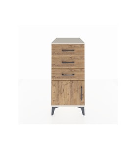 Kronos Komodin 3 Çekmeceli Tek Kapaklı 44x59x96 Aytaşı-Çam
