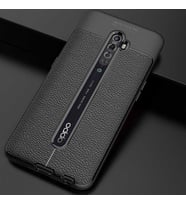 Oppo Reno 2Z Kılıf Pu-Deri Leather-Pu Serisi Protected Case (Siyah)