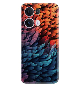 Oppo Reno 13F Kılıf Boutique Baskılı Resimli Yapraklar Pcode -090