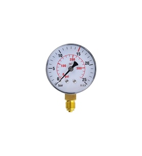 Ø63 mm Kuru Tip Vakummetre, Vakumölçer ve Vakum Saati