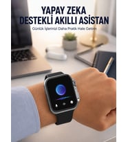 AMOLED Ekranlı Akıllı Saat Sesli Görüşme GPS Nabız ve Uyku Takibi Yeni Nesil