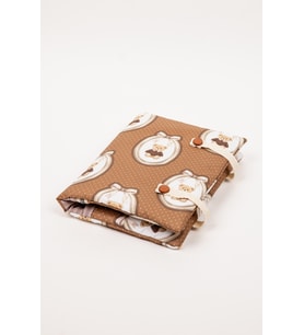 Kitap ve Defter Kılıfı – Çok Bölmeli Kumaş Organizer 19x26 cm
