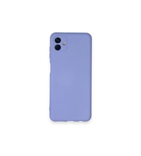 Samsung Galaxy A04 Kılıf Nano İçi Kadife Silikon - Lila