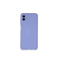 Samsung Galaxy A04 Kılıf Nano İçi Kadife Silikon - Lila