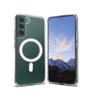 Samsung Galaxy S21 FE Kılıf Magsafe Wireless Kablosuz Şarj Uyumlu Manyetik Şeffaf Kapak