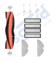 Dreame D9,D9 Max,L10 Pro,D9 Pro Uyumlu 1 Ana Fırça 4 Yan Fırça 4 Filtre 2 Mop PKT-iasgf0000121