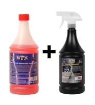 Oto Kalorifer Ve Petek Temizleme Sıvısı 1 Lt Lastik Parlatıcı Jel 500 Ml