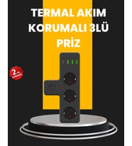 Ev Ve Ofis İçin Akıllı Çoklu Priz 7 Girişli