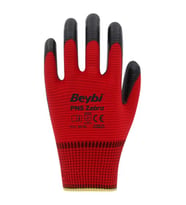Beybi Pn5 Zebra Polyester Örme Nitril Eldiven