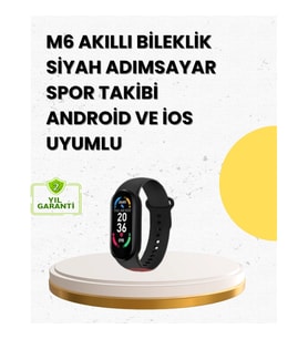 Mey İthalat® uzun şarjlı Spor Akıllı Saat – Adımsayar ve Nabız Ölçer Özellikli