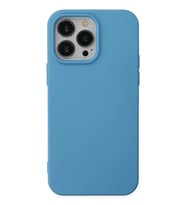 Newface Apple iPhone 14 Pro Kılıf Nano içi Kadife Silikon - Mavi