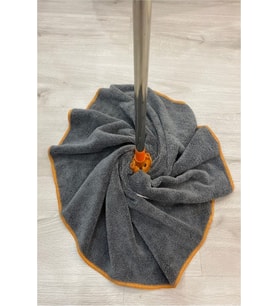 Gri Mega Boy Mikrofiber Paspas Mop Yedek Ucu - Kaliteli Temizlik Aksesuarı