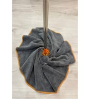 Gri Mega Boy Mikrofiber Paspas Mop Yedek Ucu - Kaliteli Temizlik Aksesuarı