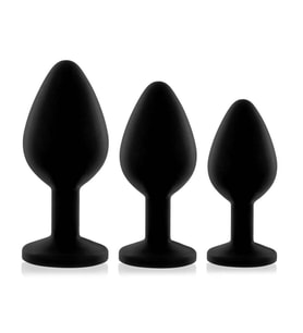 Lilitu Shop 3 Parçalı Mücevherli Anal Plug Seti