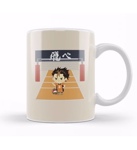 Chibi Yu x Nishinoya Haikyuu Anime Kupa Bardak Porselen