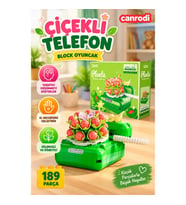 JK2718 JAKİ ÇİÇEKLİ TELEFON 189 PARÇA BLOCK OYUNCAK