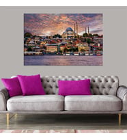 Miyrem Exclusive Serie"  İstanbul Gün Batımı Kanvas Tablo