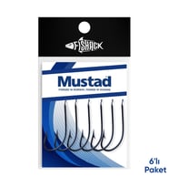 Olta İğnesi - Mustad - 2300 - Lacivert - No: 2 (6'lı Paket)