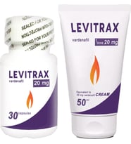 Naturalia: Levitrax 30LU Kapsüller + Levitrax 50 ml: Erkeklerin Performanslarına Özel Set