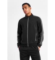 Erkek Fermuarlı Sweatshirt 25N-1155 (Siyah)